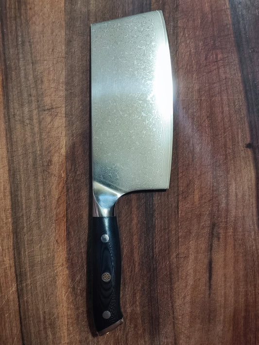 44号 女士切片刀
大马士革(轻)(中式刀)