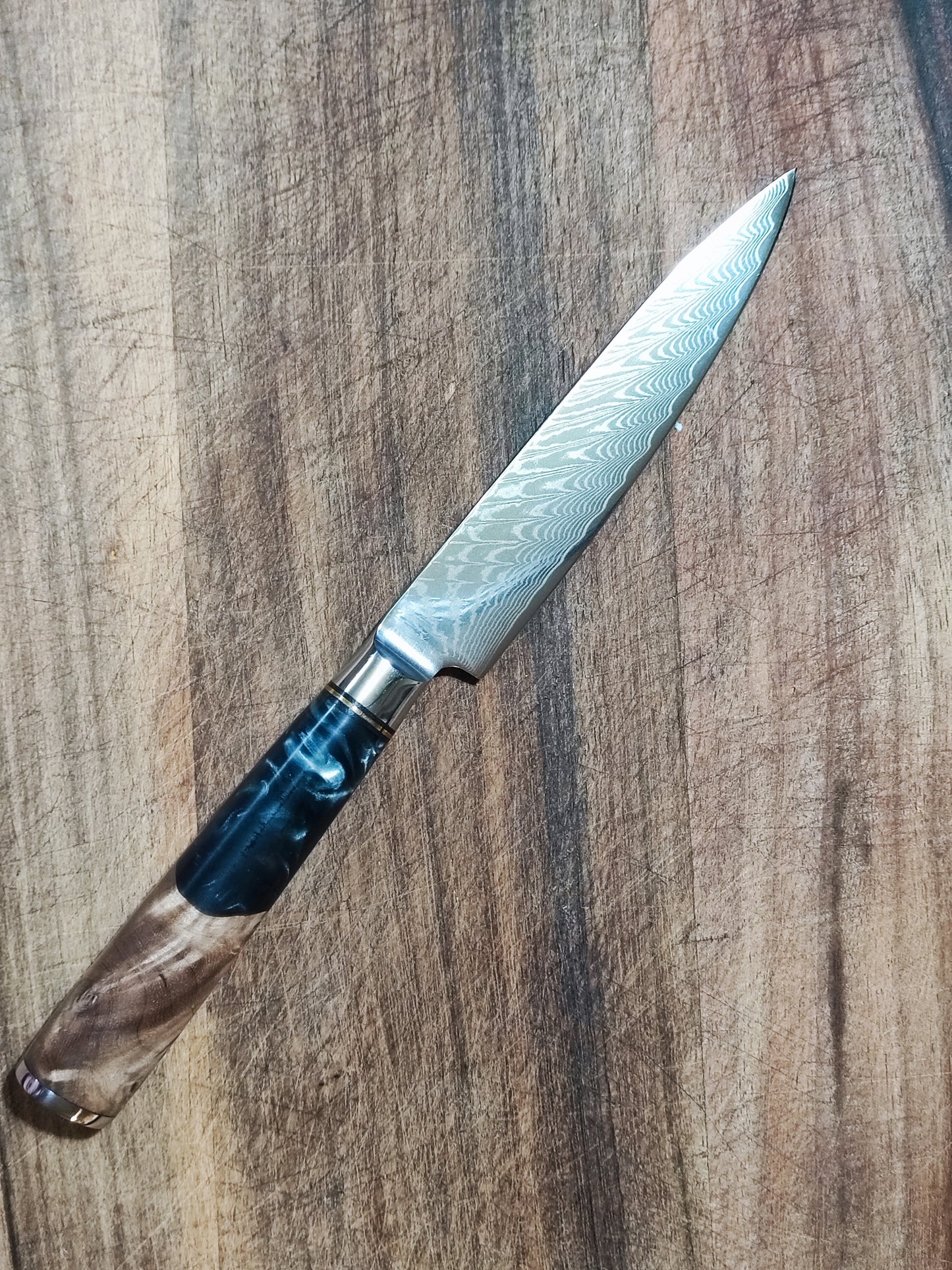 大马士革西式厨刀全套(欧式刀)