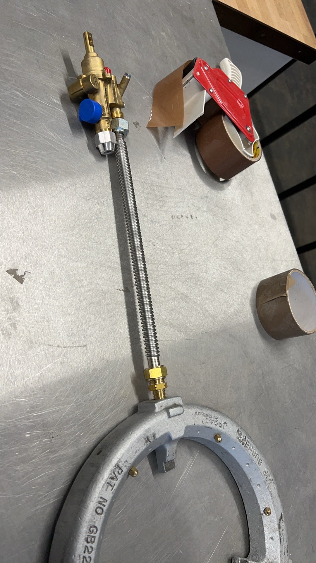 不锈钢炉圈软管 直径12mm（炉头配件）