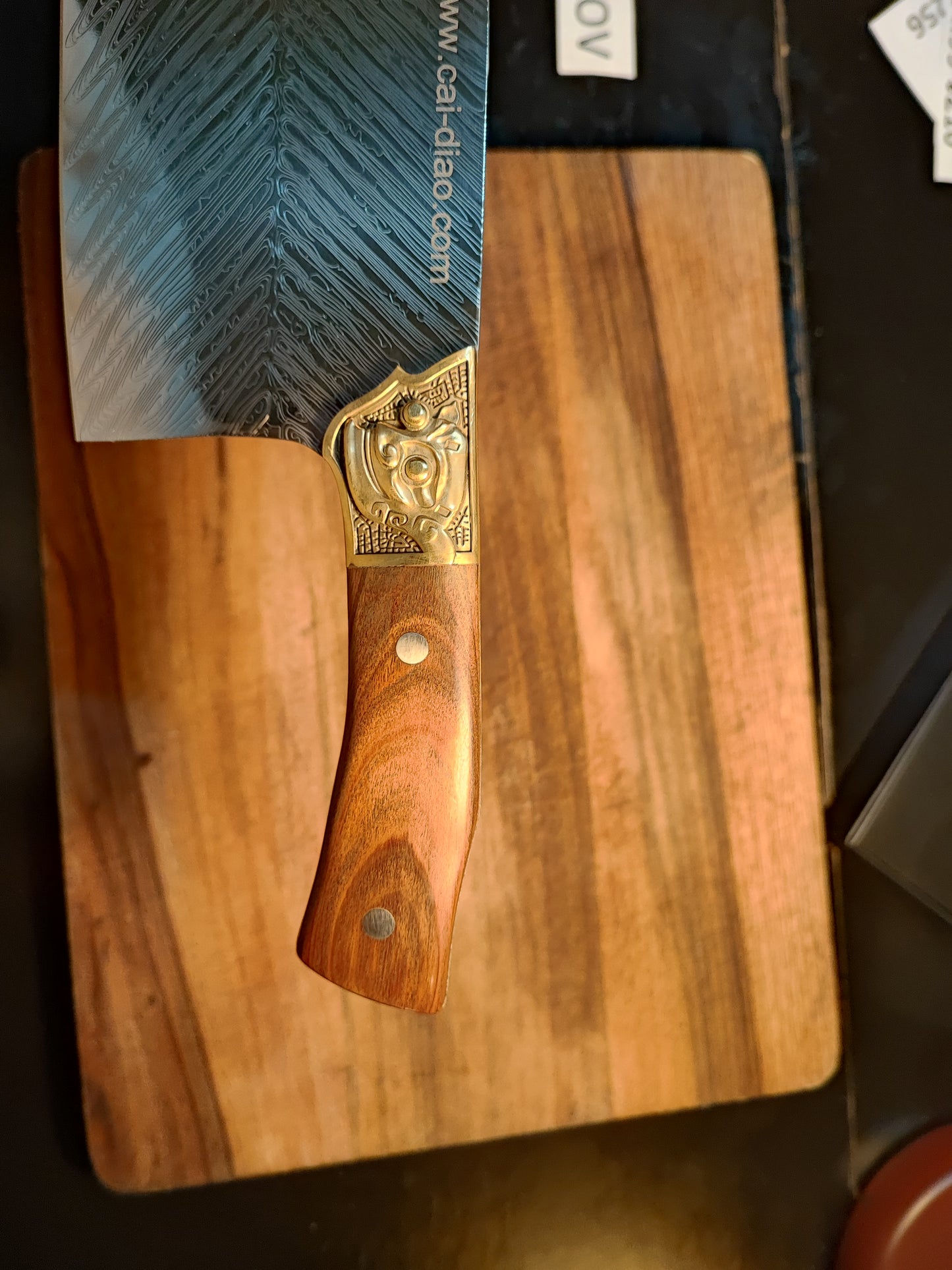 4号龙泉斩切刀，中式菜刀。(中式刀斩骨切菜切肉)Chinese kitchen knives