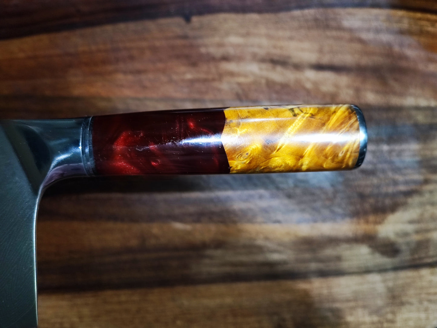 36号大马士革片刀切菜切肉(轻)（中式刀)