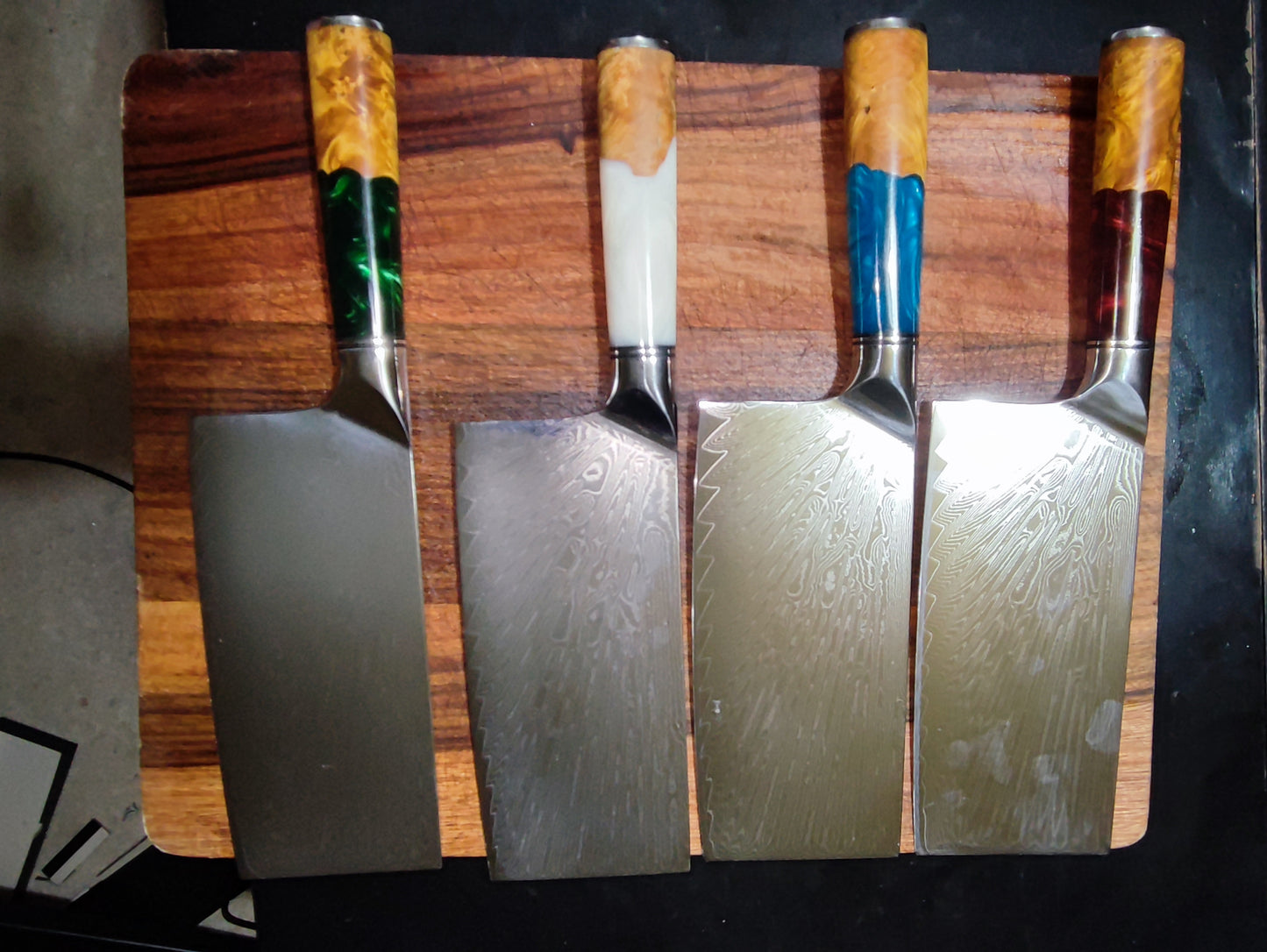 36号大马士革片刀切菜切肉(轻)（中式刀)