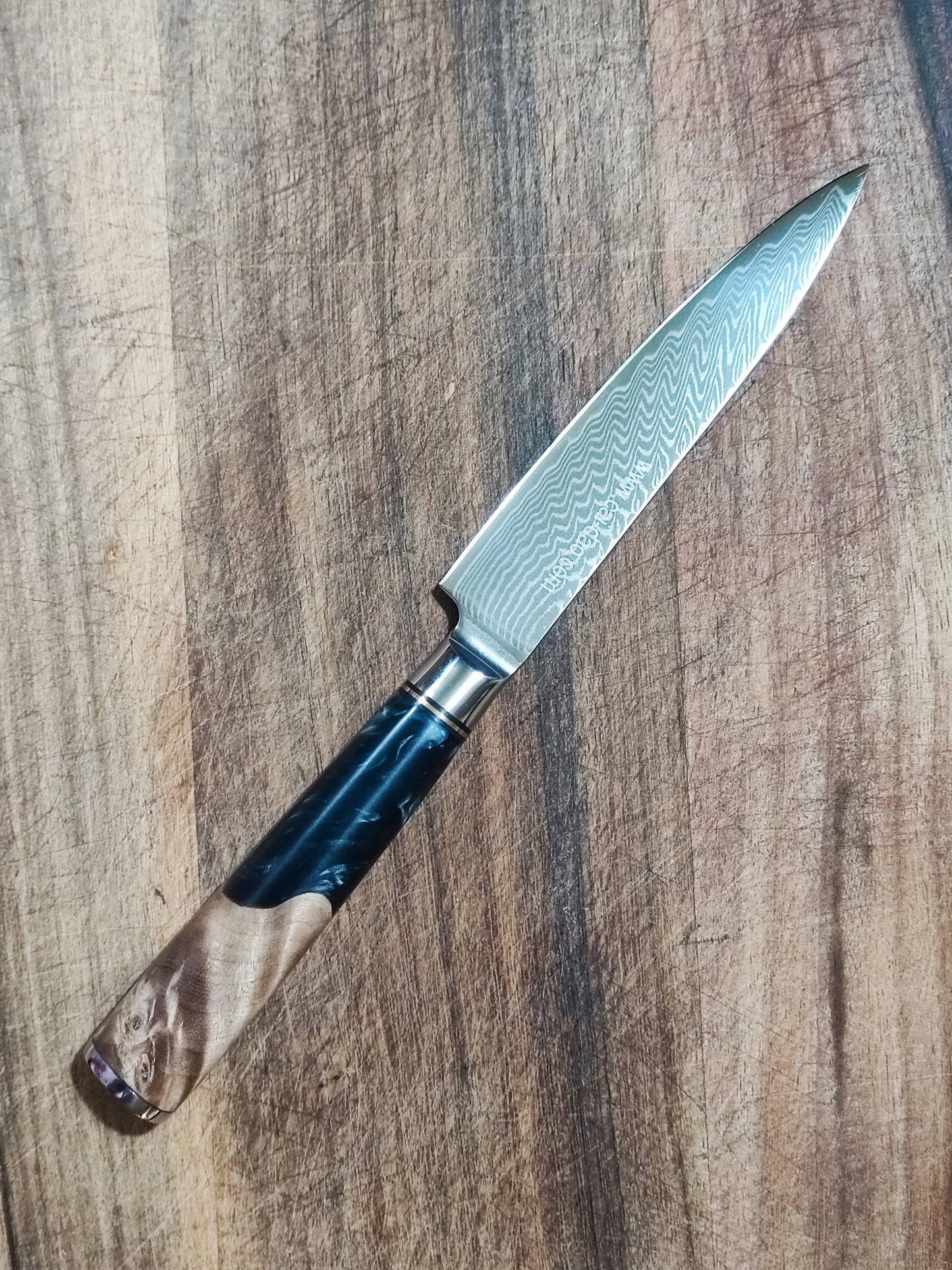 大马士革西式厨刀全套(欧式刀)