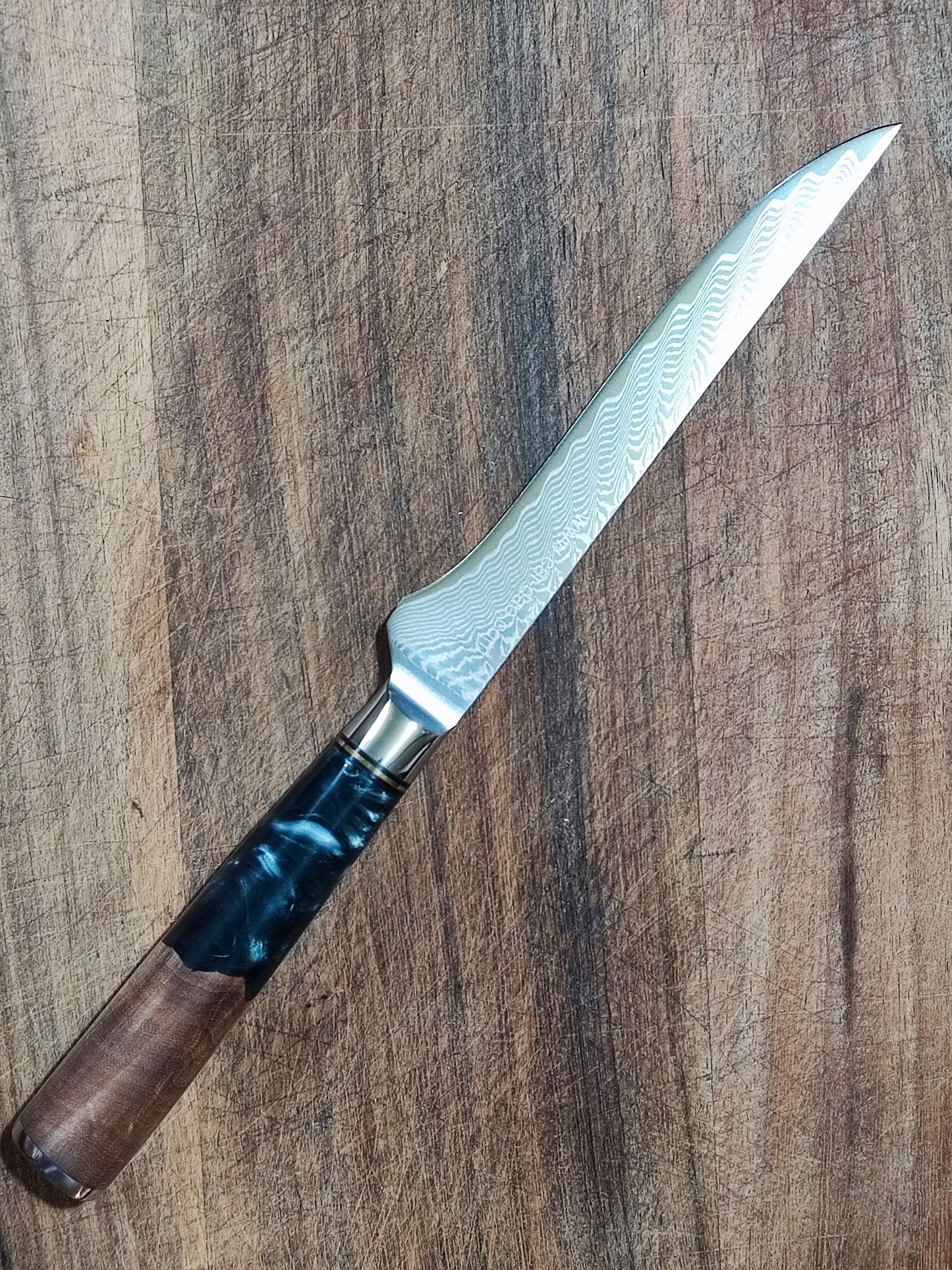 大马士革西式厨刀全套(欧式刀)