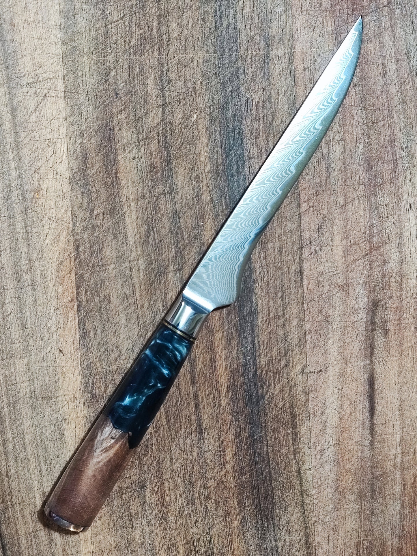 大马士革西式厨刀全套(欧式刀)