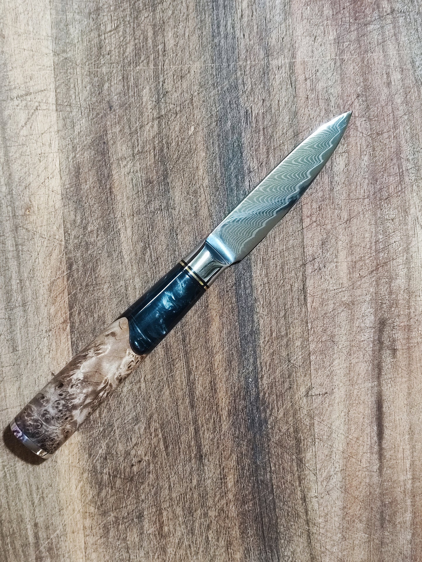 大马士革西式厨刀全套(欧式刀)