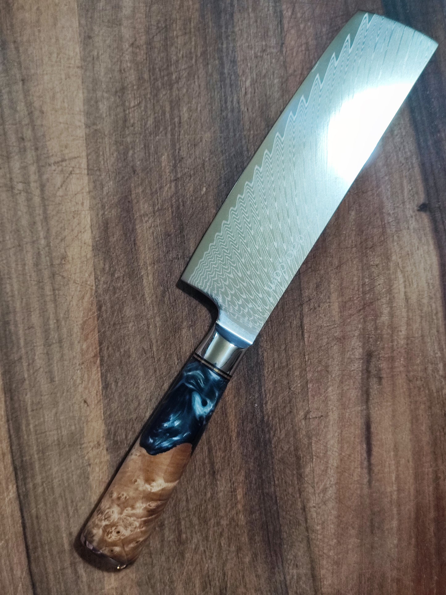 大马士革西式厨刀全套(欧式刀)