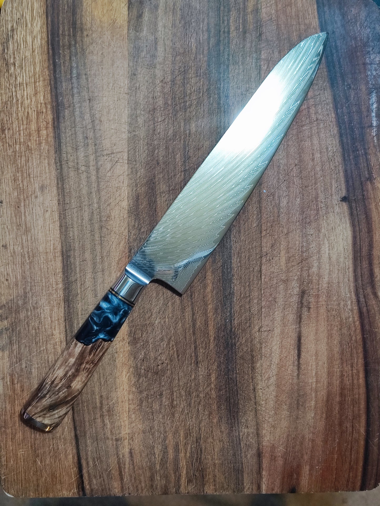 大马士革西式厨刀全套(欧式刀)